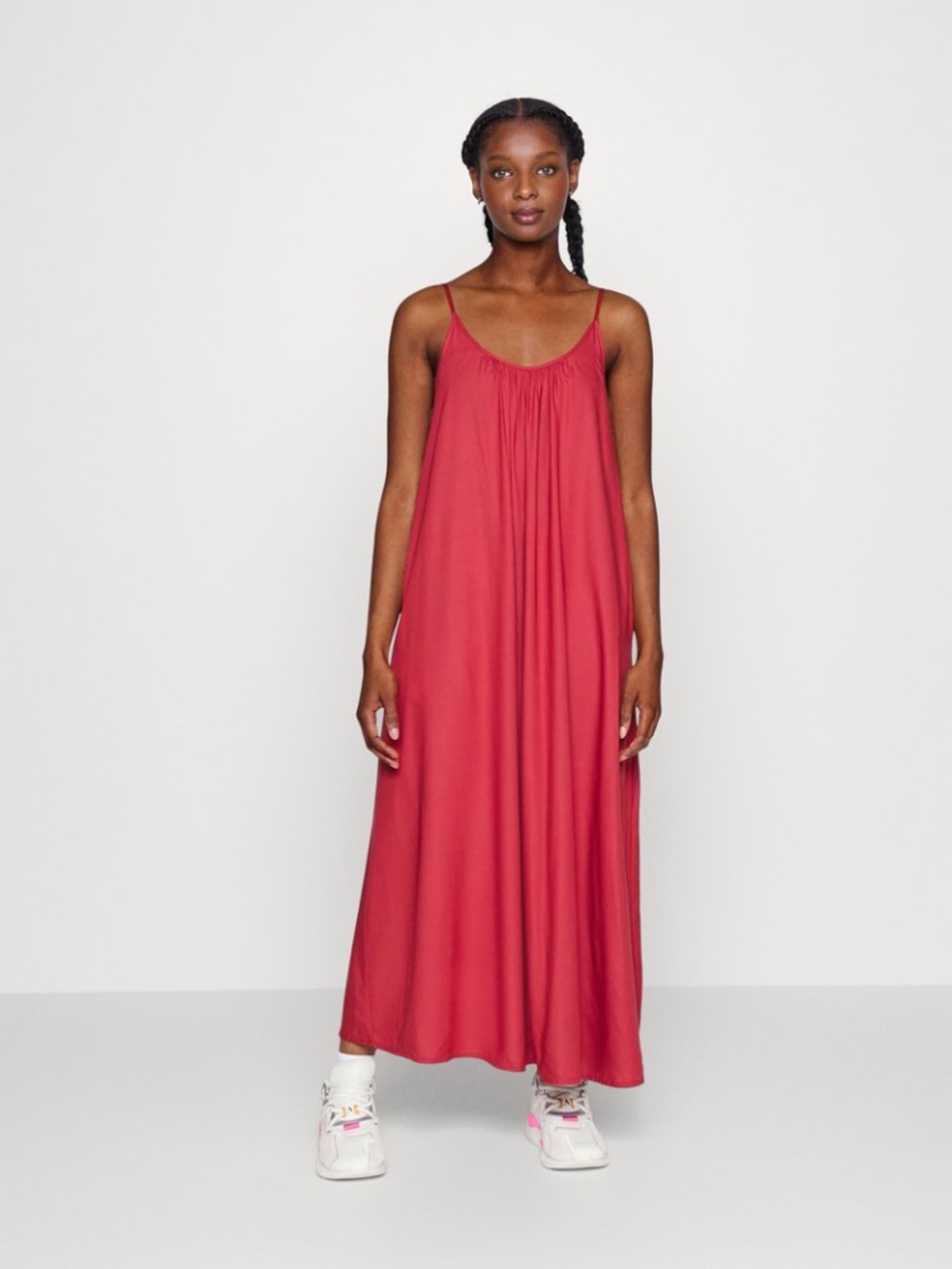 Vero Moda Cotton Deep Red Slipdress M NWT